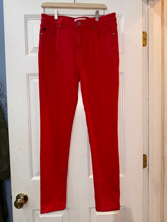 KanCan Denim - KanCan Red High-Waist Skinny Jeans